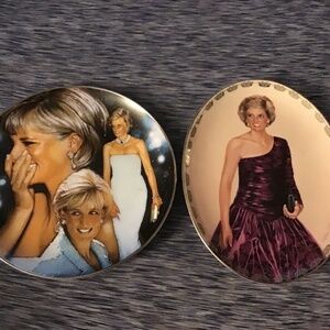 Two princess diana collecter plates 1998